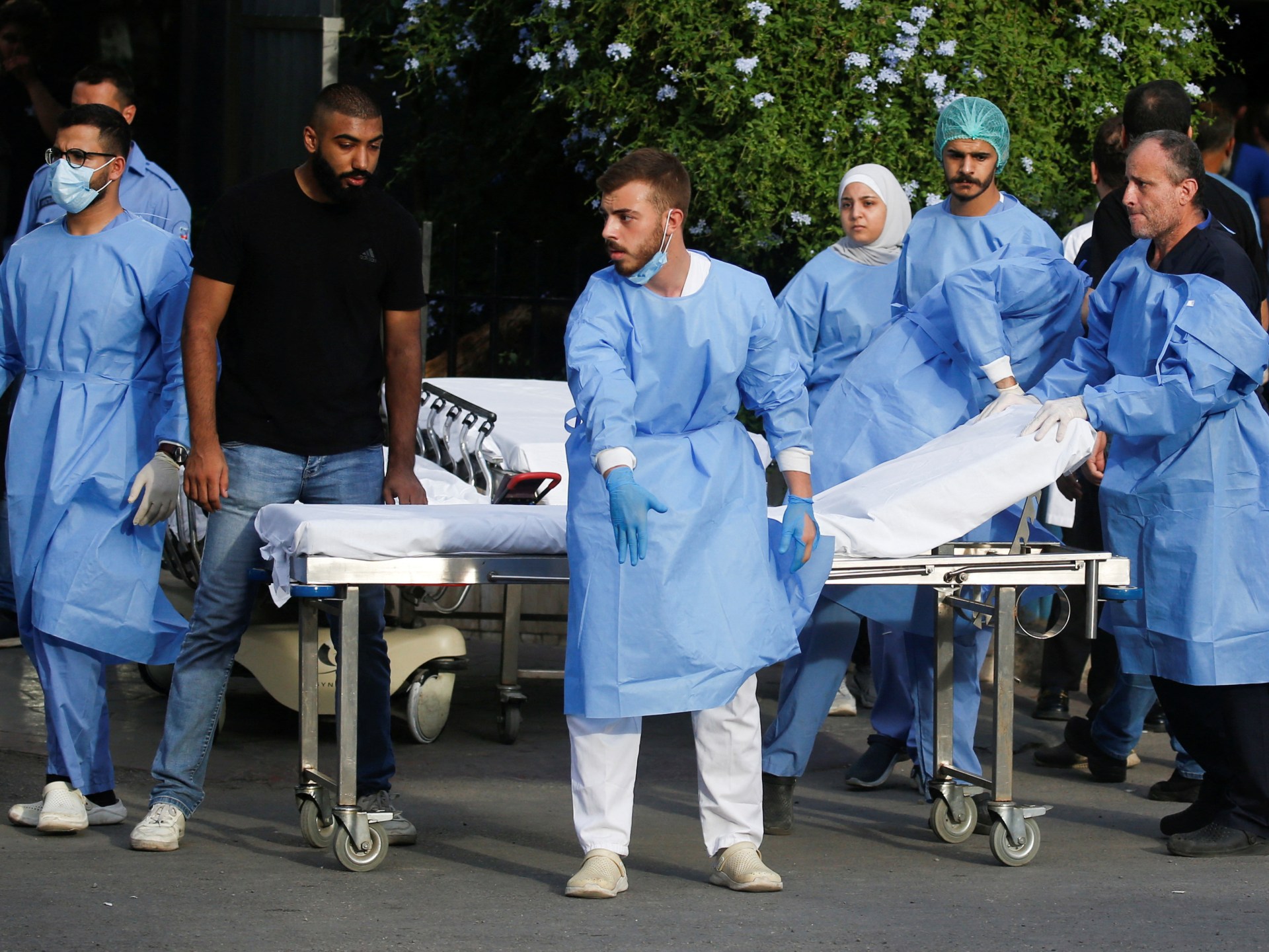 އިސްރާއީލުގެ ހަމަލާތައް މީހުން ސަލާމަތް ކުރުމުގައި މަސައްކަތްކުރާ ފަރާތްތަކަށް