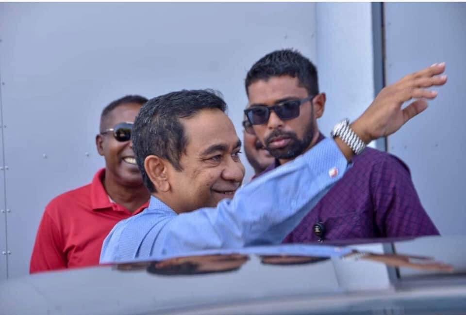 ޔާމިން މާފުށީ ޖަލަށް ގެންގޮސްފި، ވިދާޅުވީ ވަރަށް އަވަހަށް އެނބުރި އަންނާނެކަމަށް