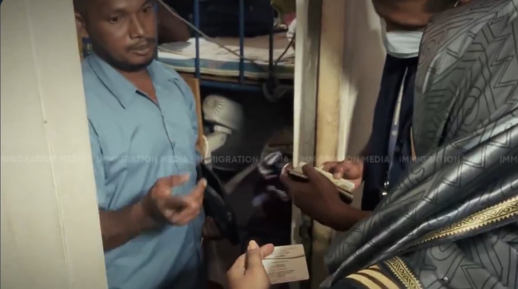 ހުޅުމާލޭގެ 4 ތަނަކުން ޤަވާޢިދާ ޚިލާފު ބިދޭސީންތަކެއް ހިފަހައްޓައިފި