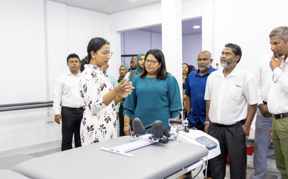 ކާށިދޫ ސިއްޙީ މަރުކަޒުގައި ފިޒިއޮތެރަޕީގެ ޚިދުމަތް ރަސްމީކޮށް ފަށައިފި