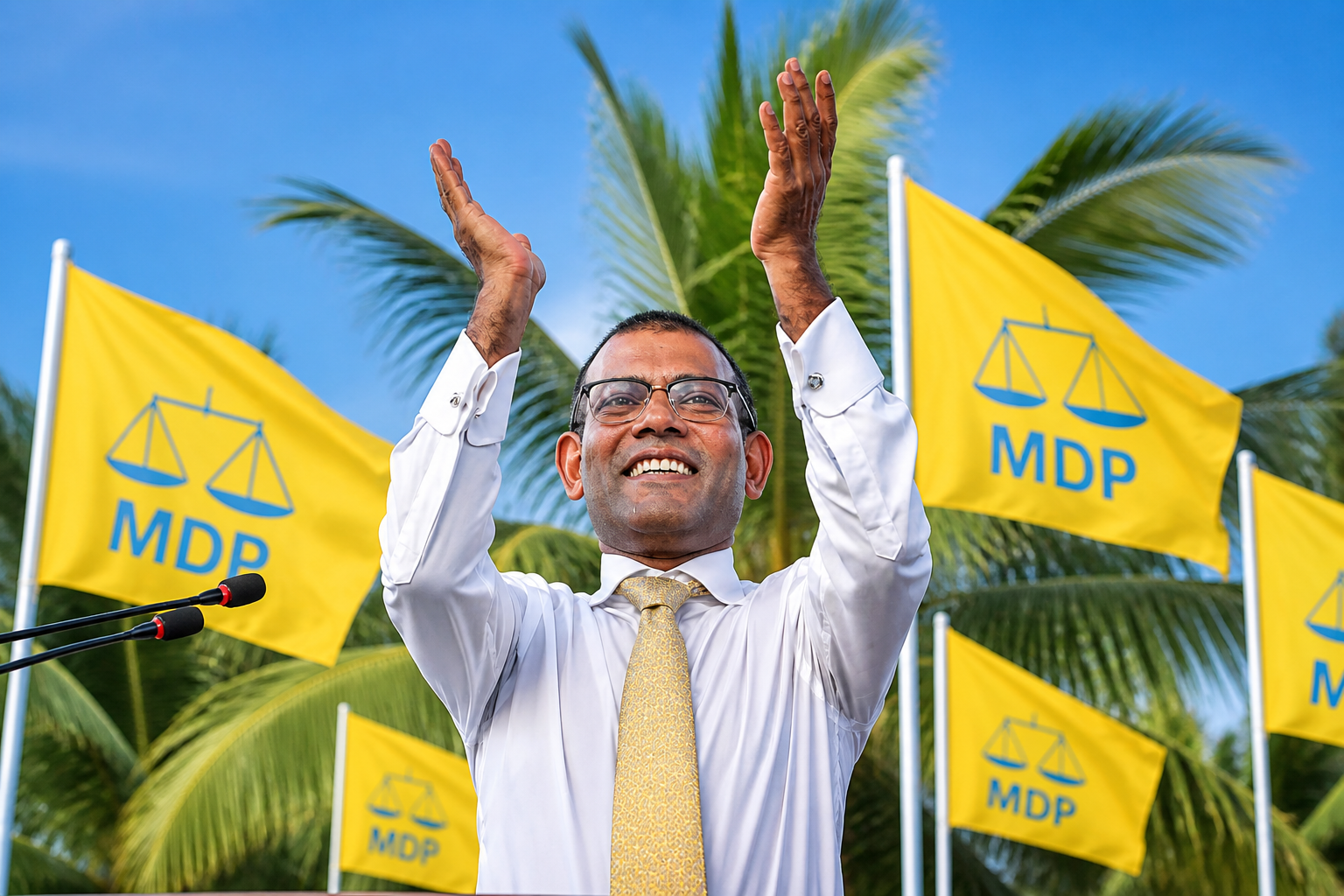 މޭޑޭގައި އެމްޑީޕީގެ އެކަށީގެންވާ ޙަރަކާތެއް ނުފެނުމަކީ ހިތާމައެއް: ރައީސް ނަޝީދު