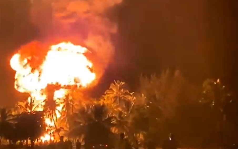 ހުޅުމީދޫގައި ތާރުއަޅާތަކެތި ރައްކާކޮށްފައި ހުރިތަނެއްގައި ބޮޑު އަލިފާނުގެ ހާދިސާއެއް