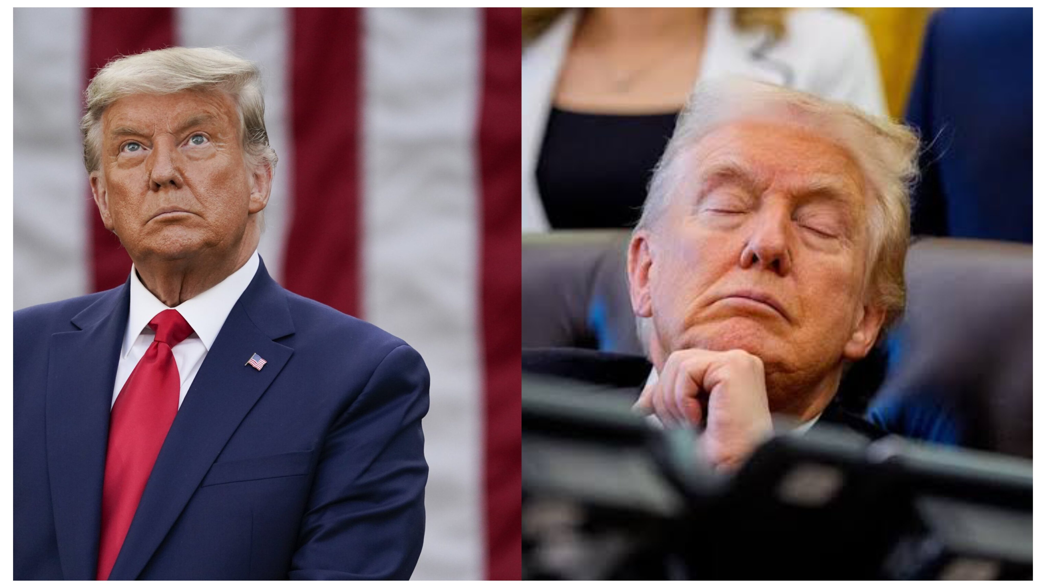 ޓްރަމްޕްއަށް އާދަޔާ ހިލާފު ގޮތްތަކެއް: ލޯ މައްޗަށް އަރައި ބޯ ތަޅުވާ މަންޒަރު ފެނި އާންމުން ސިހިއްޖެ