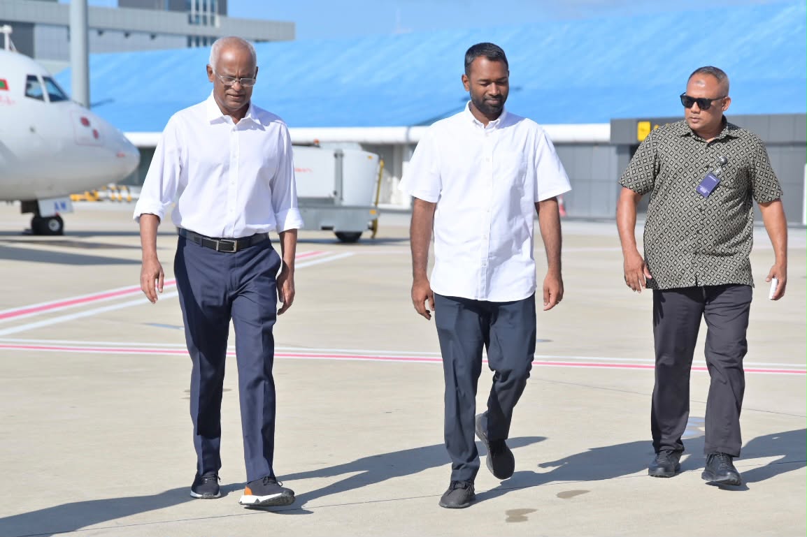 ރައީސް ސާލިހު އަދި މީކާއިލް ކުޅުދުއްފުށި ސިޓީއަށް ވަޑައިގެންފި