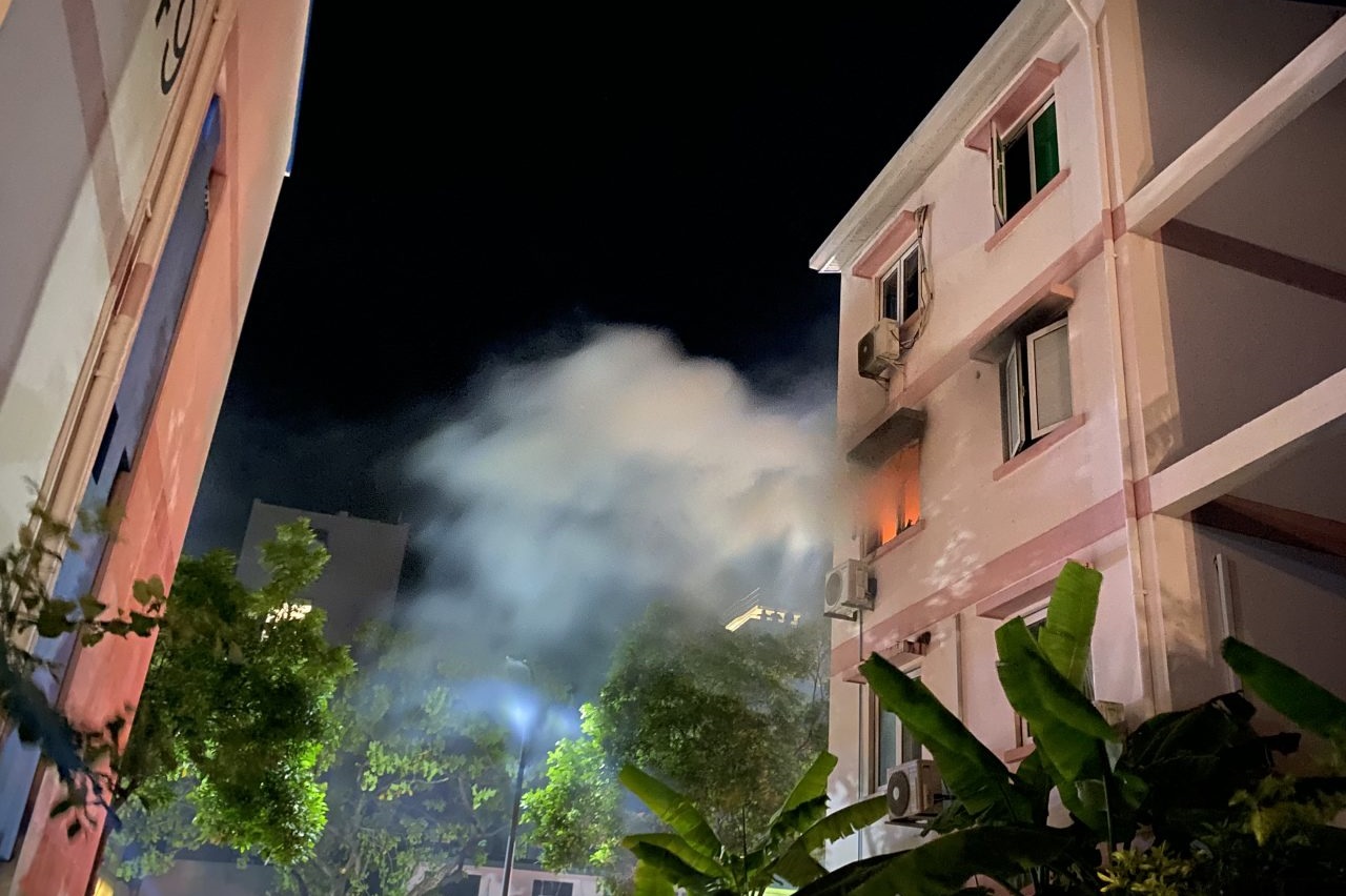 ހުޅުމާލޭ 147 ނަންބަރ ފްލެޓްގައި އަލިފާނުގެ ޙާދިސާއެއް ހިނގައިފި