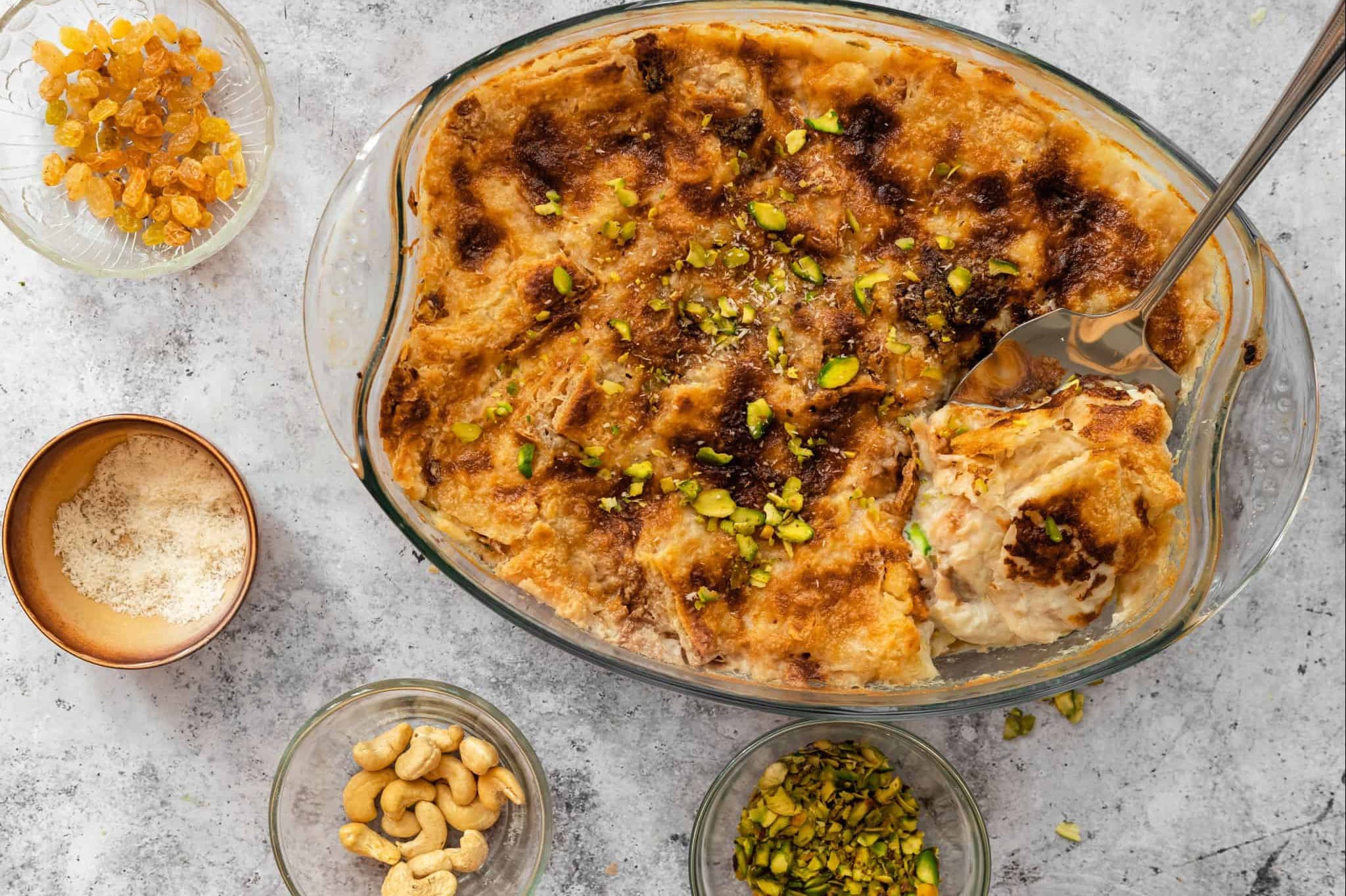 ރޯދަ ރެސިޕީ: އުމް އަލީ (އިޖީޕްޝަން ބްރެޑް ޕުޑިންގ)