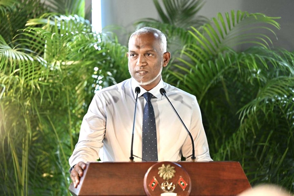 މަސްތުވާތަކެއްޗަކީ އިޖުތިމާޢީ، އިޤްތިޞާދީ އަދި ޤައުމީ ސަލާމަތަށް އޮތް ބޮޑު ގޮންޖެހުމެއް: ރައީސް