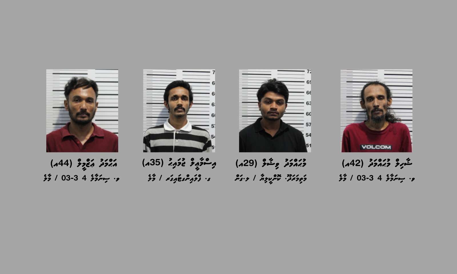 ފިލްމީ ތަރިން ހައްޔަރުކުރި ތަނުން ފެނުނު މަސްތުވާތަކެތި ޓްރެފިކިންގެ މިންގަނޑަށް ފެތޭ