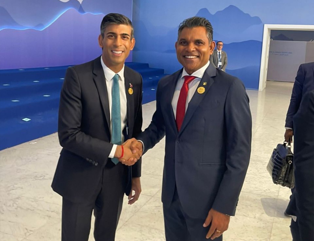 ސީޕީޕީގެ ލަނޑުދަނޑިތައް ހާސިލްކުރުމަށް ރާއްޖެއާ ގުޅިގެން މަސައްކަތްކުރަން ނާއިބު ރައީސް ގޮވާލައްވައިފި