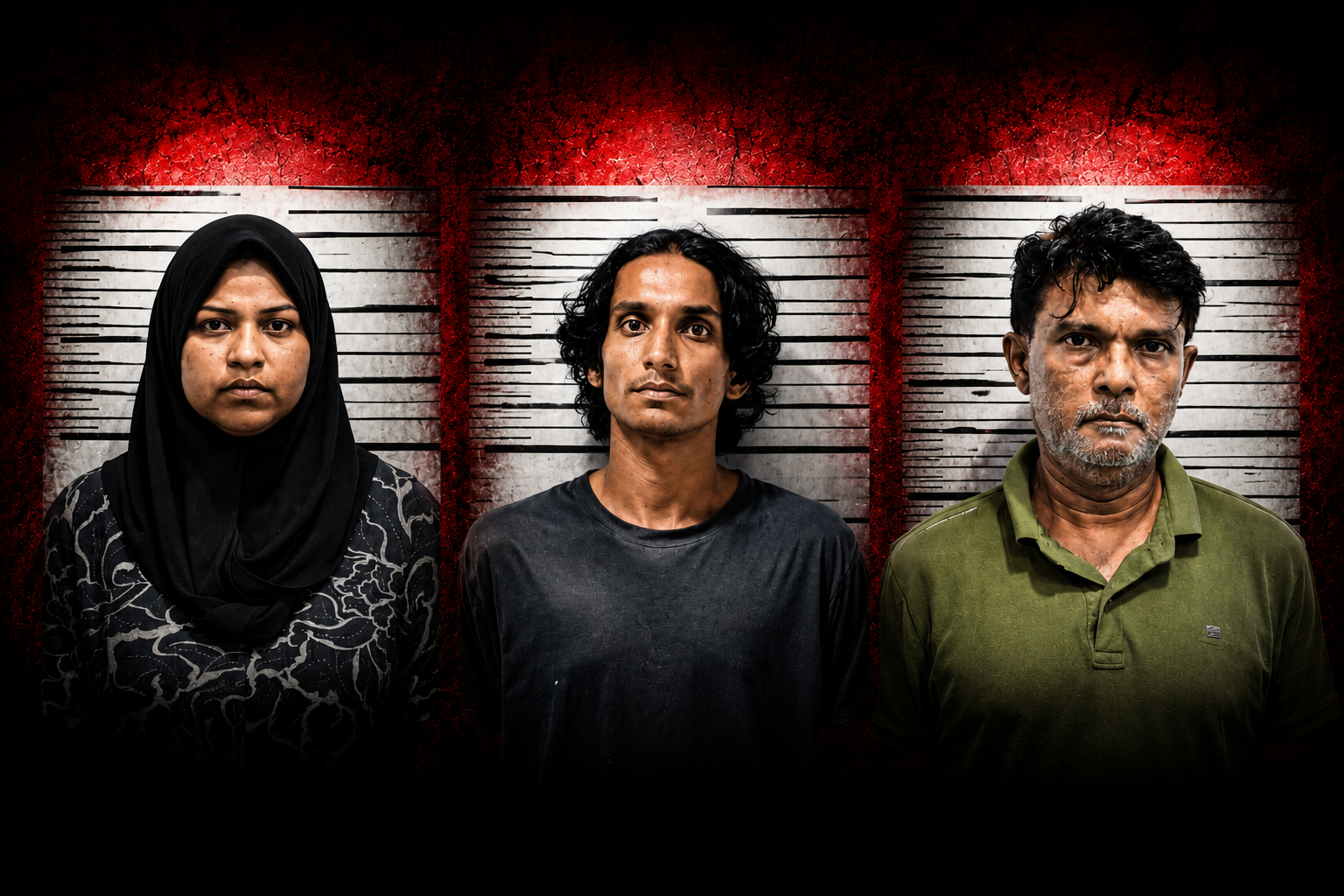 މަސްތުވާތަކެއްޗާއެކު މާލެއިން ދެ މީހުންނާއި ދުވާފަރުން މީހަކު ހައްޔަރުކޮށްފި