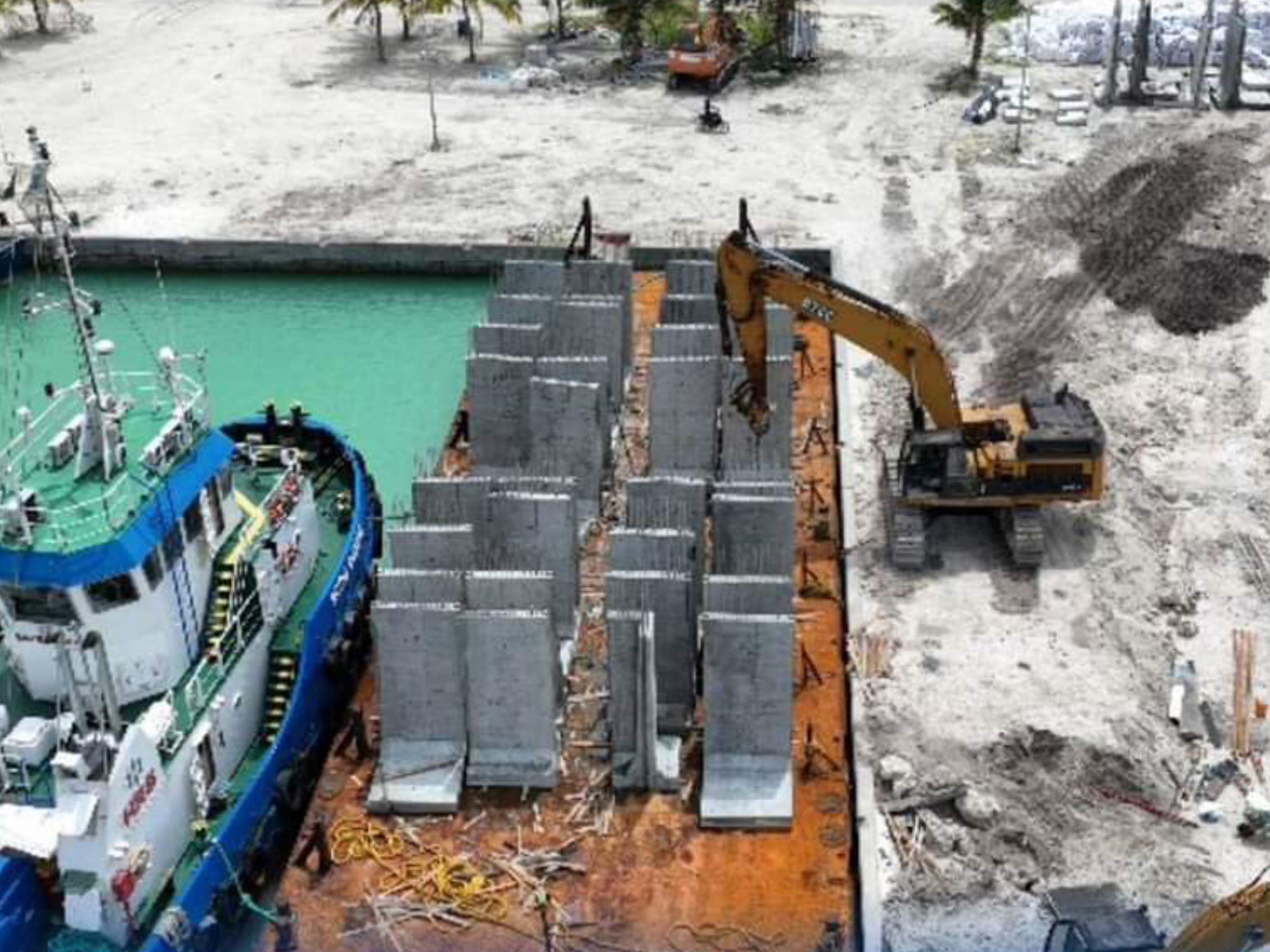 މިލަންދޫ ބަނދަރު ތަރައްޤީކުރުން ބާރަށް ކުރިއަށް