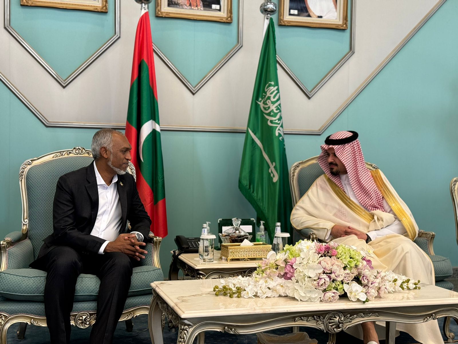 ރައީސްގެ ދެކަނބަލުން މަދީނާއަށް؛ ހަވާސާގައި މަތީ ފެންވަރުގެ ބައްދަލުވުންތައް ކުރިއަށްދާނެ