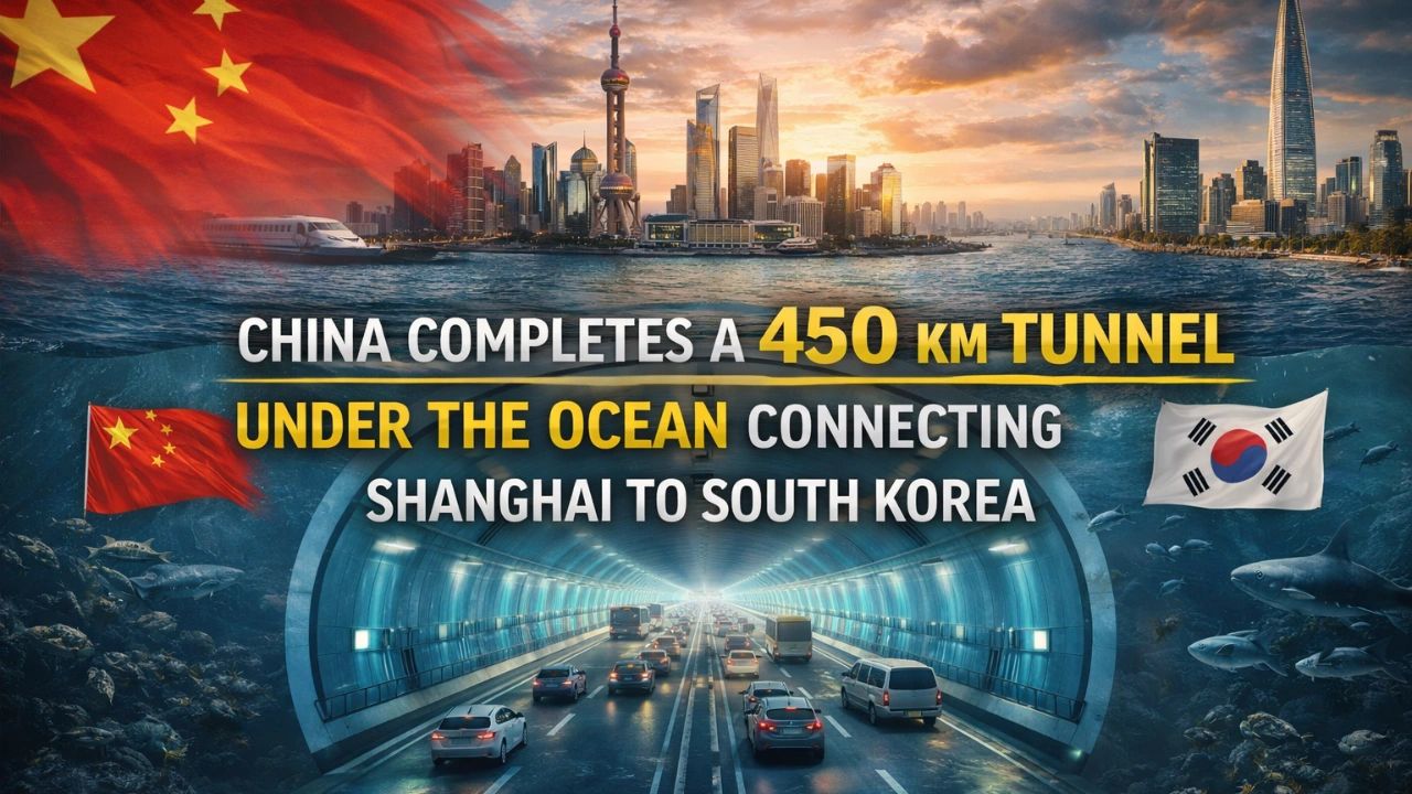 ޗައިނާ އާއި ދެކުނު ކޮރެއާ ގުޅުވައިދޭ 450 ކިލޯމީޓަރުގެ ކަނޑުއަޑީގެ ޓަނަލް ނިންމާލައިފި