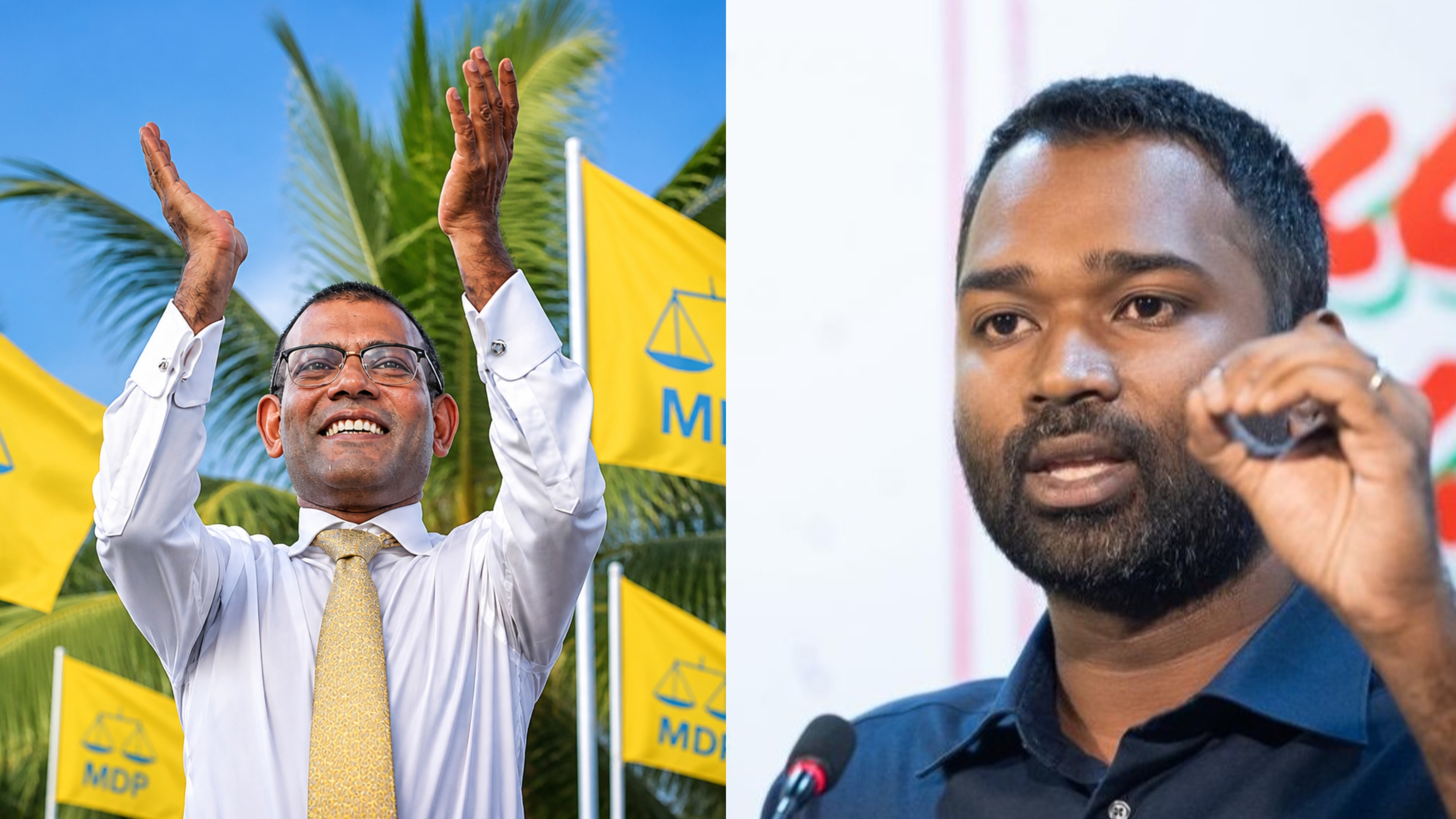 އެމްޑީޕީގެ އެތެރޭގެ އިންތިޚާބު ފޯރިގަދަވެ، ނަޝީދާއި މީކާއީލްގެ ކުރިމަތިލުމަކަށް!
