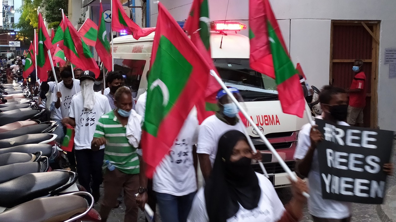 ވެކްސިން ޖަހަން ގޮވާލުމަށްފަހު ޕީޕީއެމް މިއަދުވެސް މުޒާހަރާއަށް