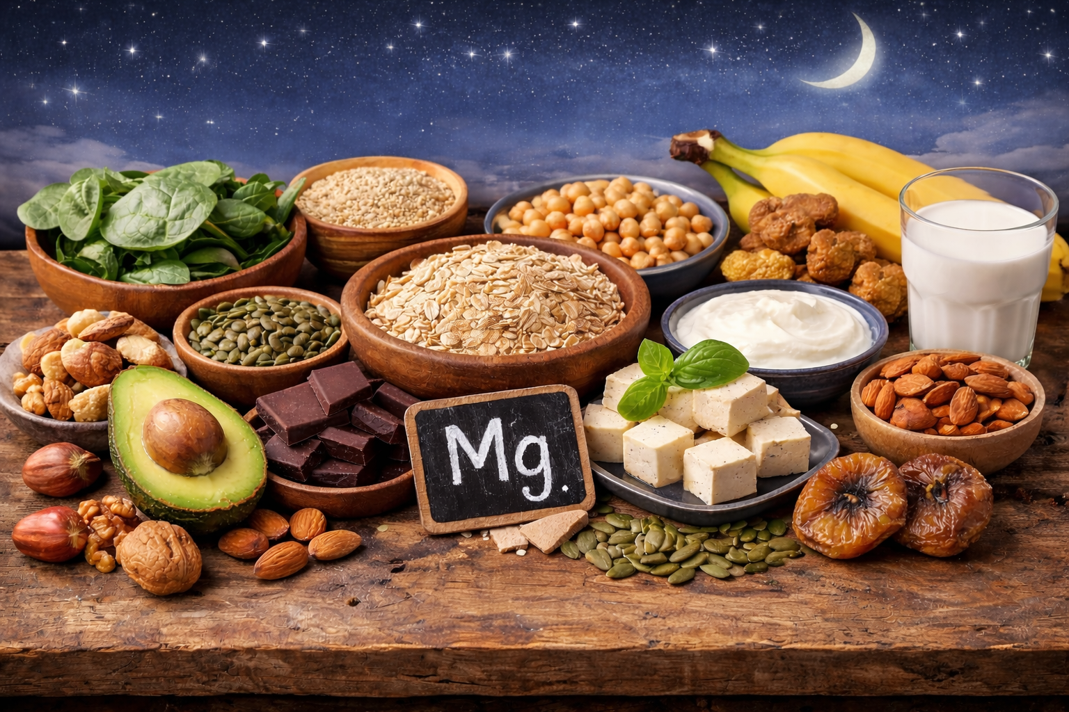 ނިދި ރަނގަޅުކޮށްދީ ގައިގެ ކަށިތައް ވަރުގަދަކޮށްދޭ، މެގްނީޒިއަމް ގިނަ 10 ކާނާއެއް