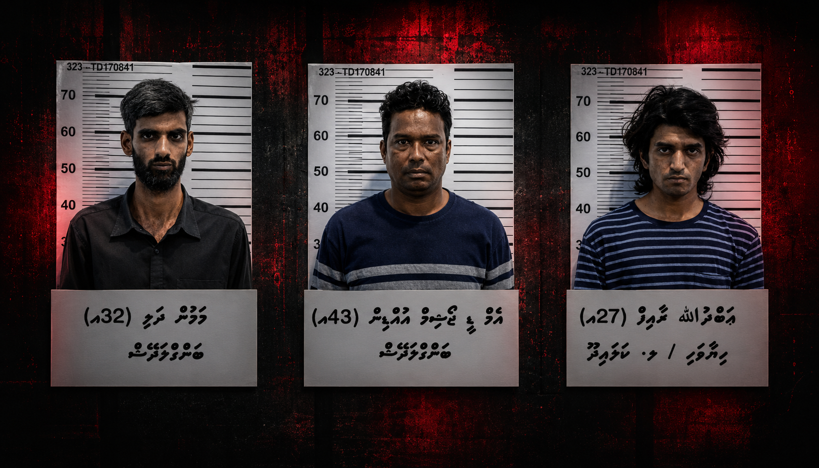 މާލޭން 21 ކިލޯ ޑްރަގު ހޯދާ، ތިން މީހުން ހައްޔަރުކޮށް ބަންދު މުއްދަތު ޖަހައިފި
