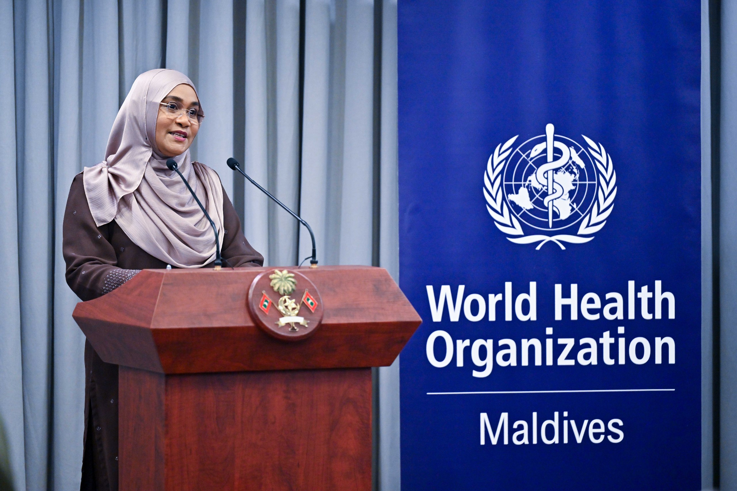 މަސައްކަތު މާހައުލުގައި ކޮންމެ މީހެއްގެވެސް ނަފުސާނީ ދުޅަހެޔޮކަމަށް ފަރުވާތެރިވާންޖެހޭ: މެޑަމް ސާޖިދާ