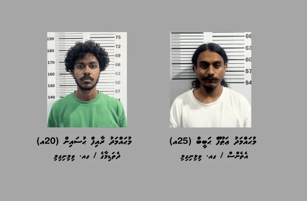 ކުޑަކުދިން މެދުވެރިކޮށް މަސްތުވާތަކެތީގެ ވިޔަފާރިކުރި ދެ މީހަކު ހައްޔަރުކޮށްފި