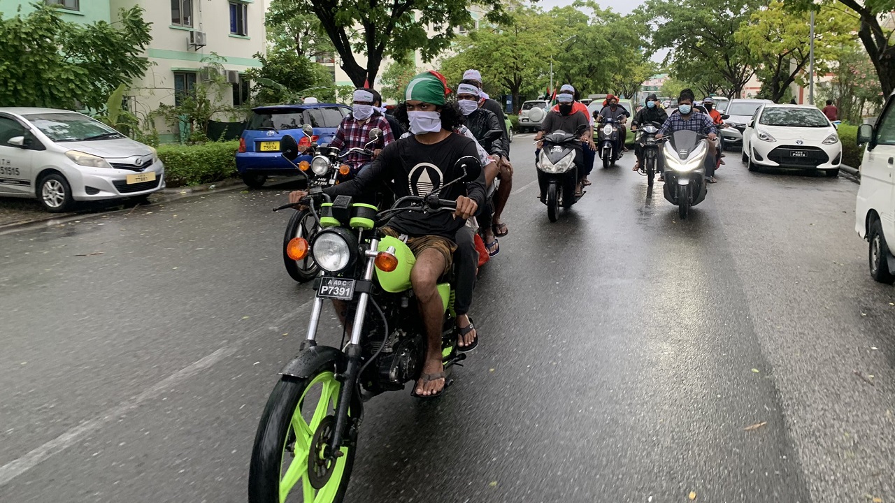 ފަލަސްތީނާއެކު ތިބިކަން ހާމަކުރުމަށް ދިވެހި ޒުވާނުންގެ ސައިކަލް ބުރެއް