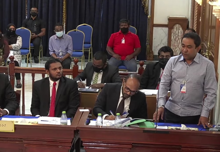 އުނަގަނޑުގެ މައްސަލަ ހުންނާތީ ގިނައިރު ގޮނޑީގައި އިންނަން ދަތި: ރައީސް ޔާމީން