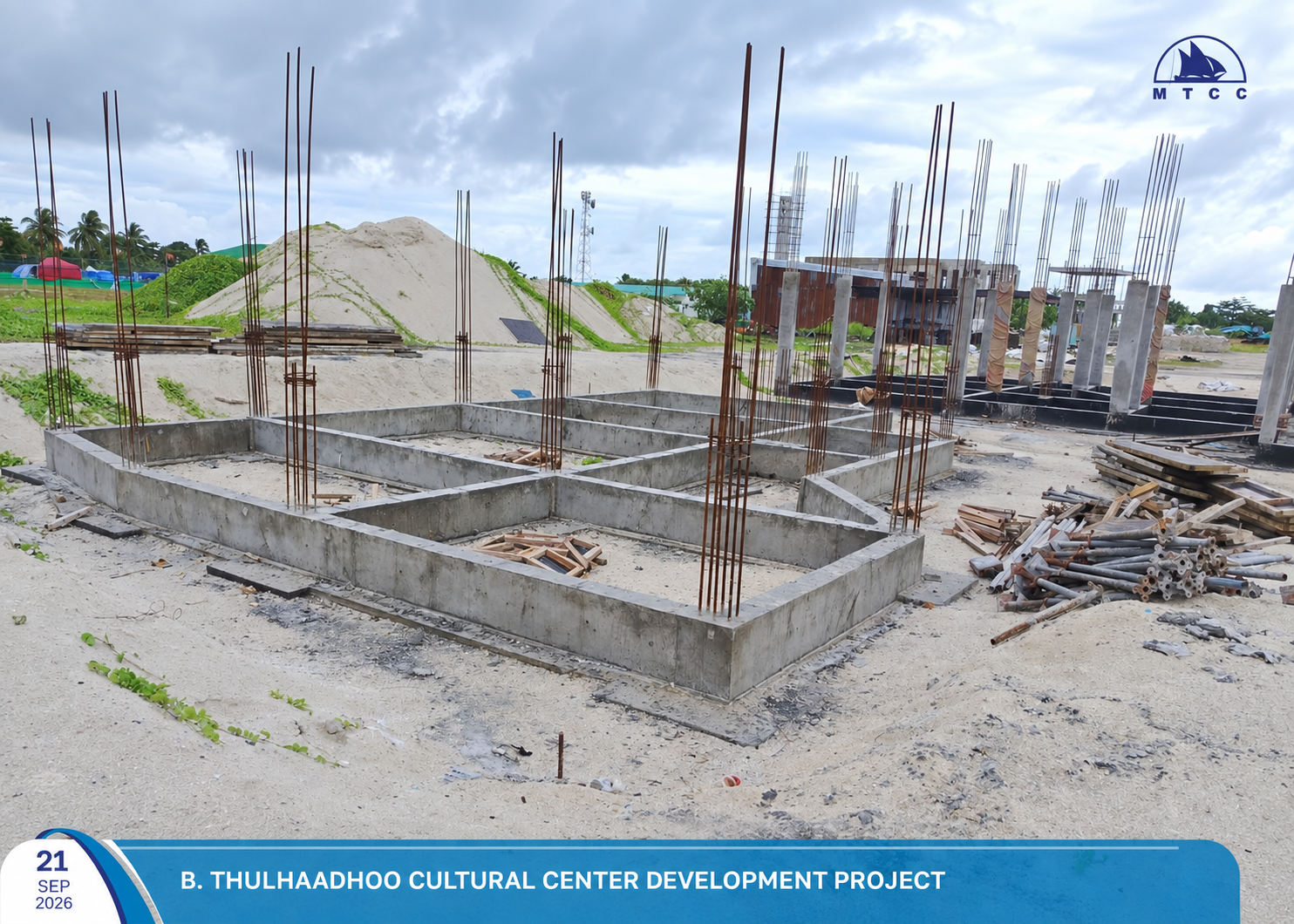 ތުޅާދޫ ކަލްޗަރަލް ސެންޓަރު ތަނބުތަކުގެ މަސައްކަތުގެ ބޮޑުބައެއް ނިމިއްޖެ