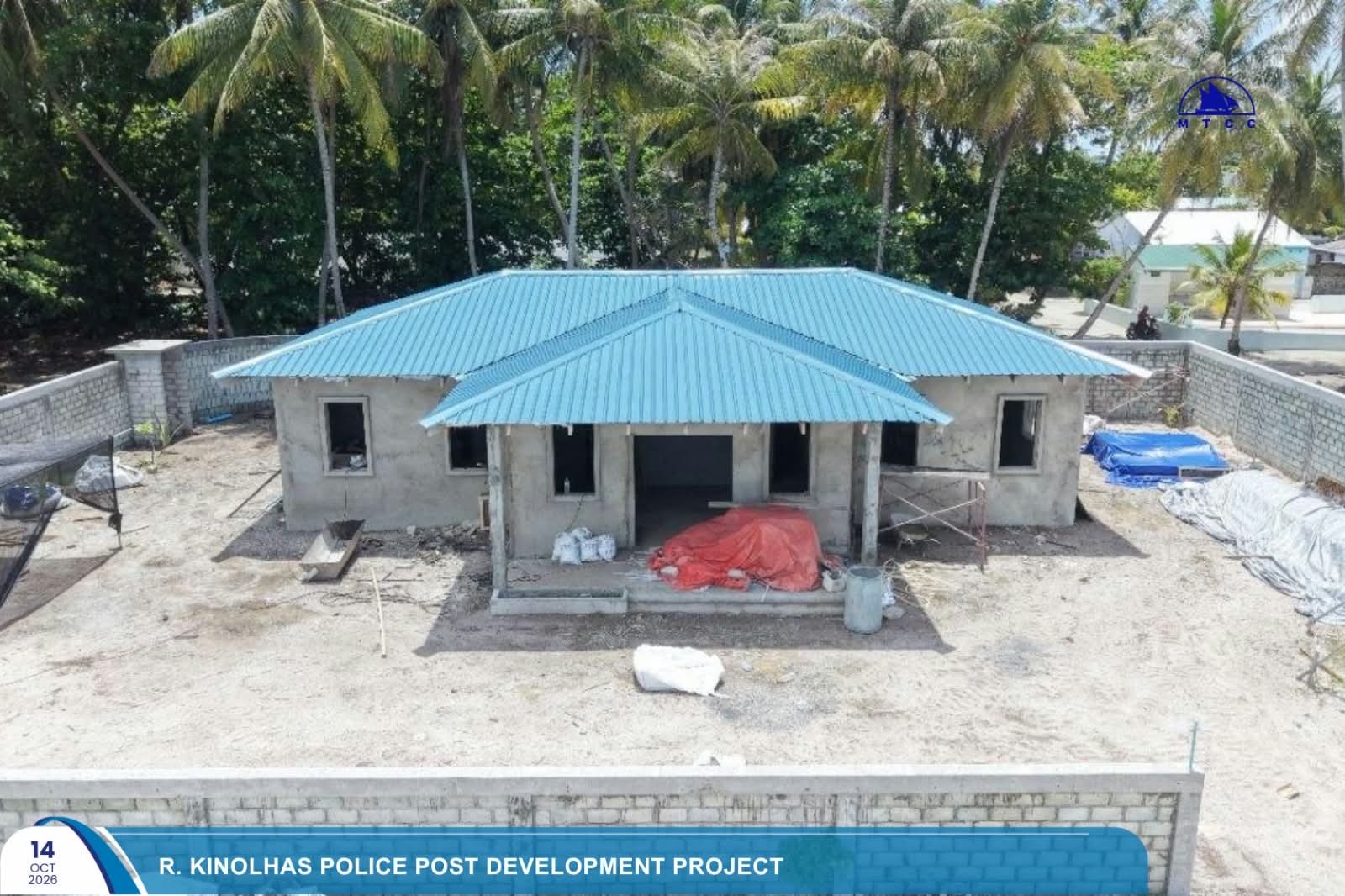 ރ. ކިނޮޅަސް ޕޮލިސް ޕޯސްޓުގެ މަސައްކަތް، ފޮޓޯ: އެމްޓީސީސީ
