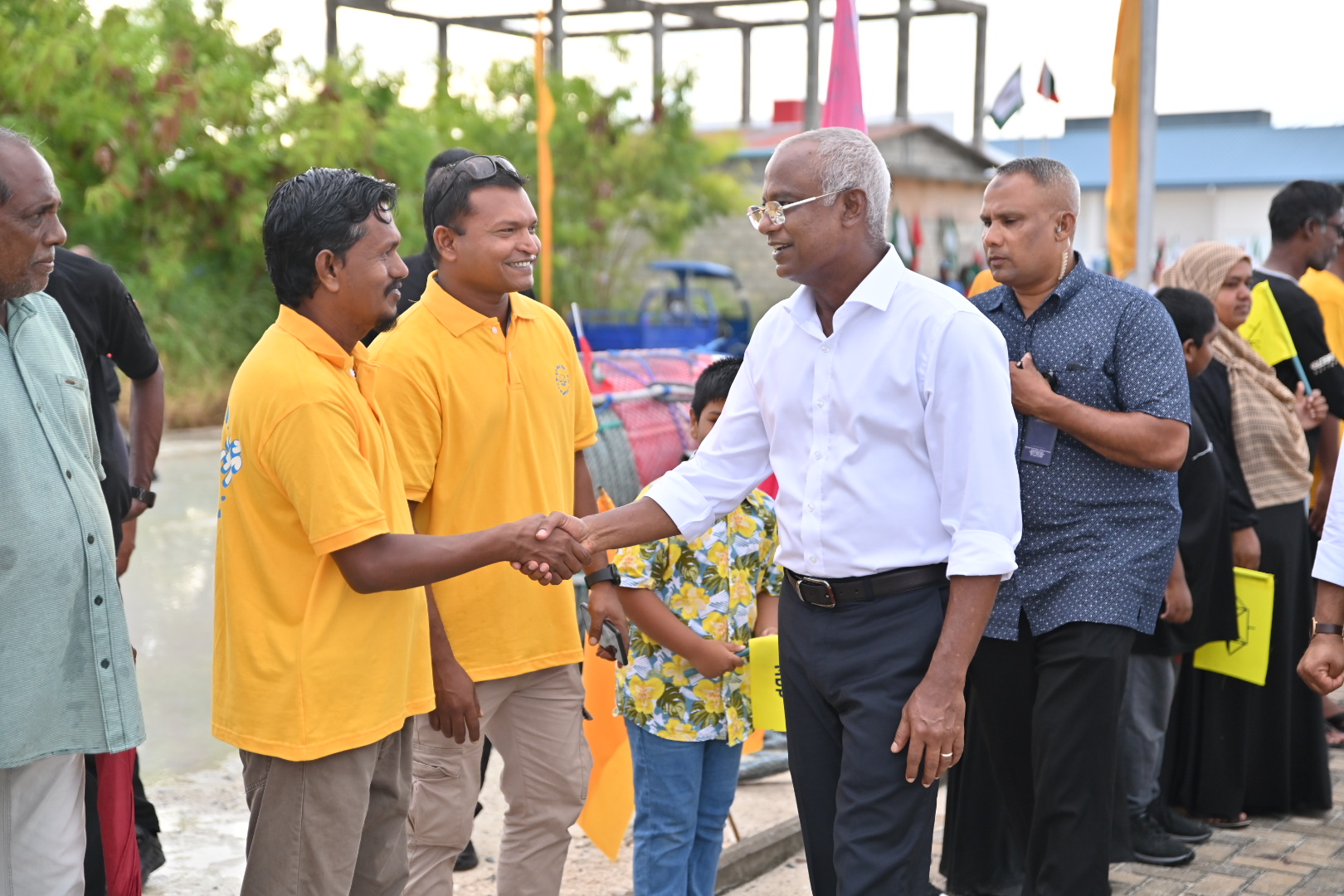 ކުރީގެ ސަރުކާރުތަކުން ނުކޮށް ހުރި ހުރިހާ މަސައްކަތެއް މިދަނީ ކުރަމުން: ރައީސް