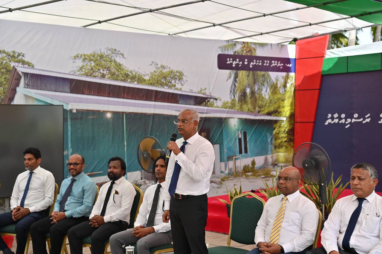 ކަރަންޓްގެ މައްސަލަ ހައްލުކުރުމަށް ކުރީ ސަރުކާރުތަކުން މަސައްކަތެއް ނުކުރޭ: ރައީސް