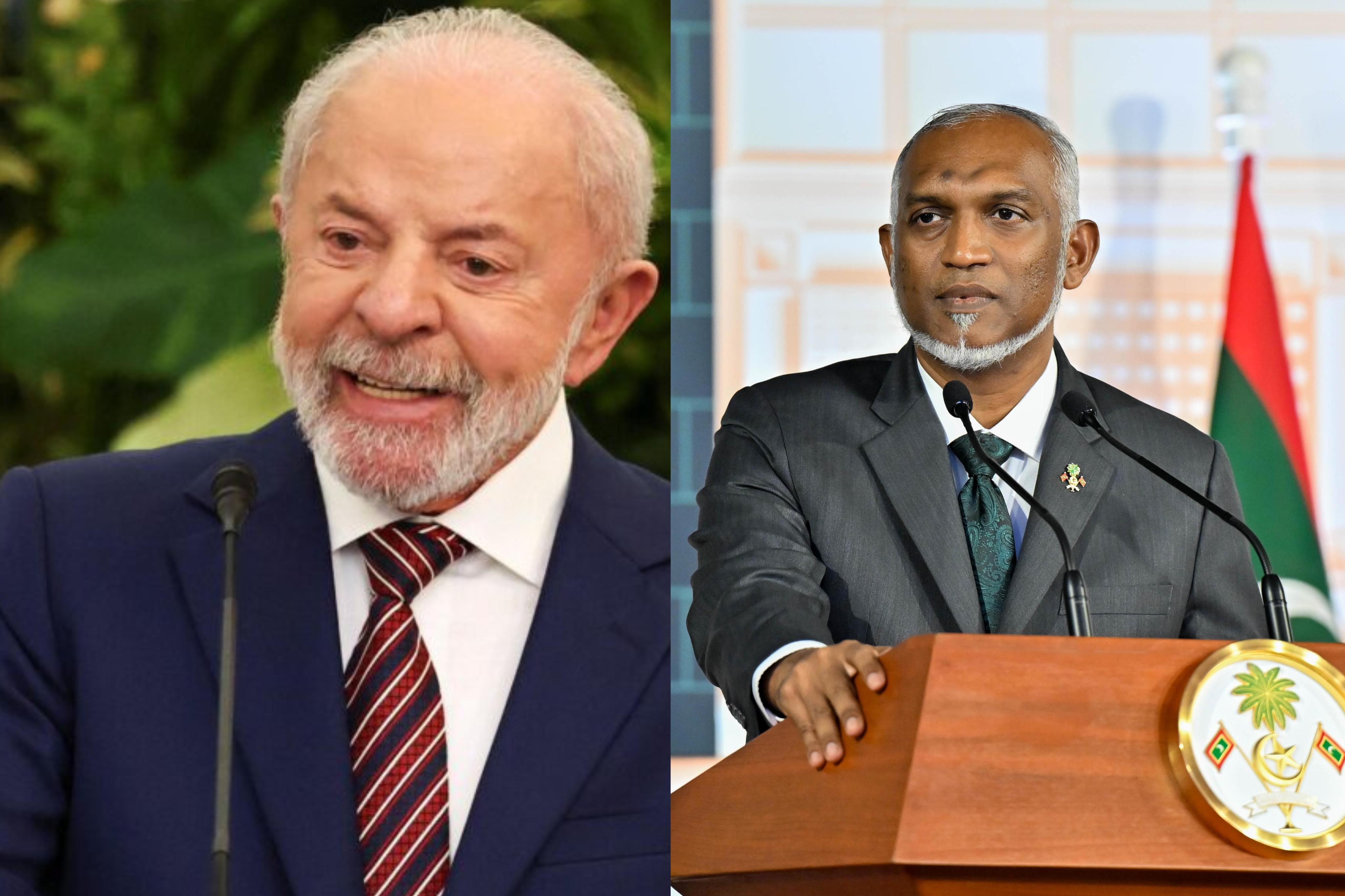 ރައީސް ހިޒް އެކްސަލަންސީ ލުއިޒް އިނާސިއޯ ލޫލާ ޑަ ސިލްވާއަށް ރައީސުލްޖުމްހޫރިއްޔާ ޑރ. މުޙައްމަދު މުޢިއްޒު ތަހުނިޔާގެ މެސެޖެއް