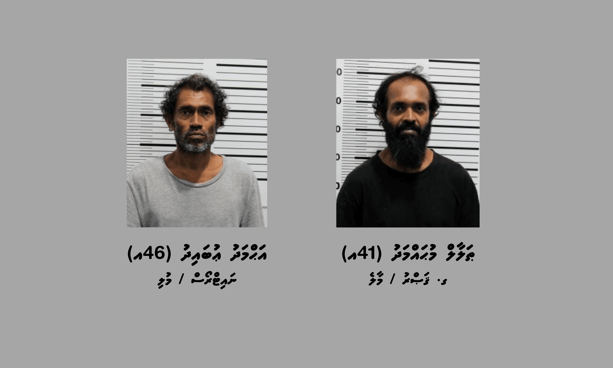 އެޕާޓްމަންޓްއަކަށް ވަދެ ރަހީނުކޮށް ފޭރުނު މައްސަލައިގައި ދެ މީހަކު ހައްޔަރުކޮށްފި