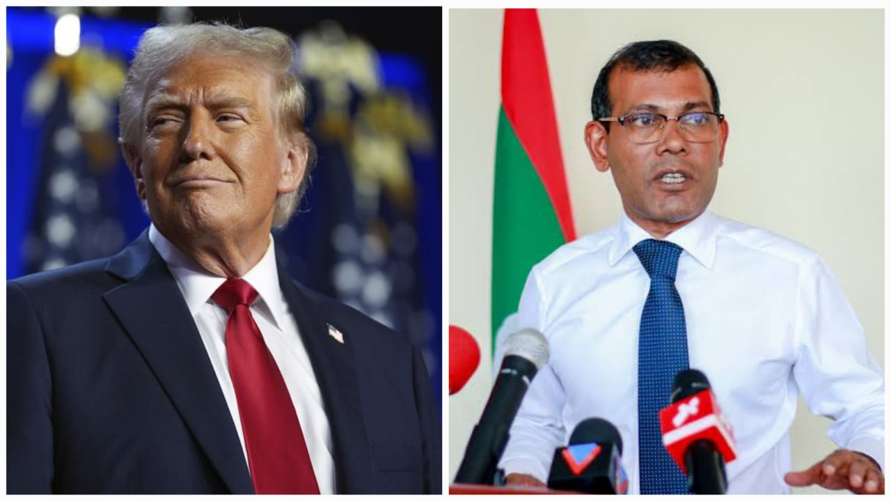 މޫސުމީ ގެއްލުންތައް ބަލަން ރާއްޖެ ވަޑައިގަތުމަށް ރައީސް ނަޝީދުގެ ދައުވަތު ޓްރަމްޕަށް