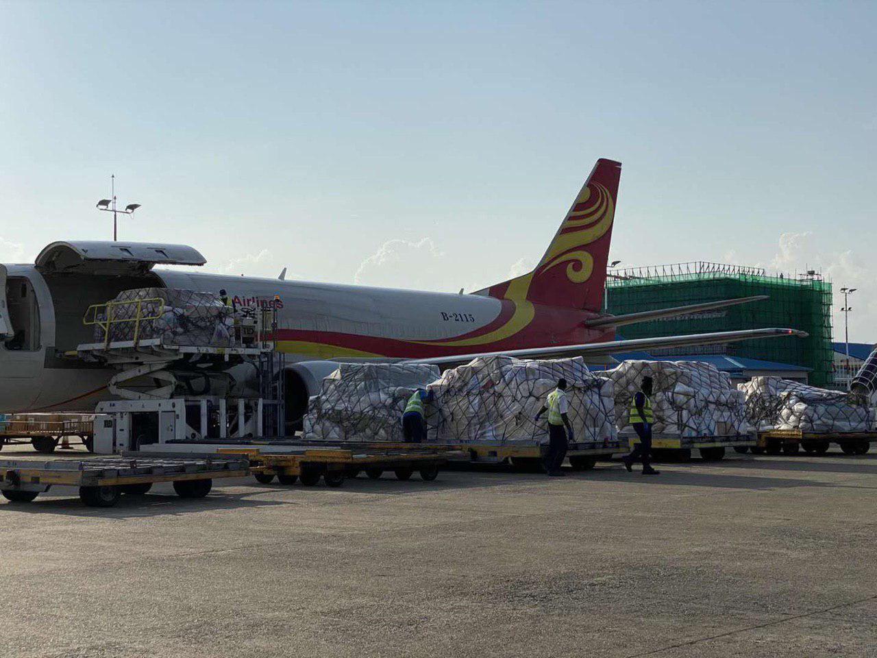 ކޯވިޑް-19: ޖެކް މާއާއި ޗައިނާގެ އަމިއްލަ ހަ ކުންފުންޏަކުން ހަދިޔާކުރި އެހީ ރާއްޖެއަށް ގެނެސްފި