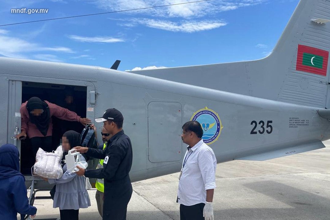 ހާލުބޮޑު ތުއްތުކުއްޖަކު އެމްއެންޑީއެފުން މާލެ ގެނެސްދީފި