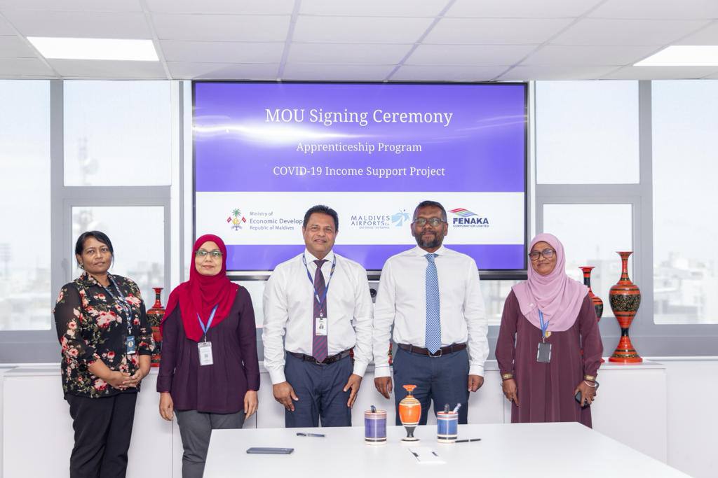 އިކޮނޮމިކް މިނިސްޓްރީން ފެނަކައާއި އެމްއޭސީއެލްއާއެކު އެޕްރެންޓިސްޝިޕް ޕްރޮގްރާމެއް