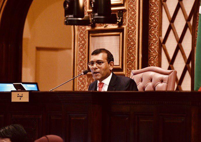 ޑިމޮކްރަސީ އޮތީ ގޭބަންދަކު ނޫން- ރައީސް ނަޝީދު