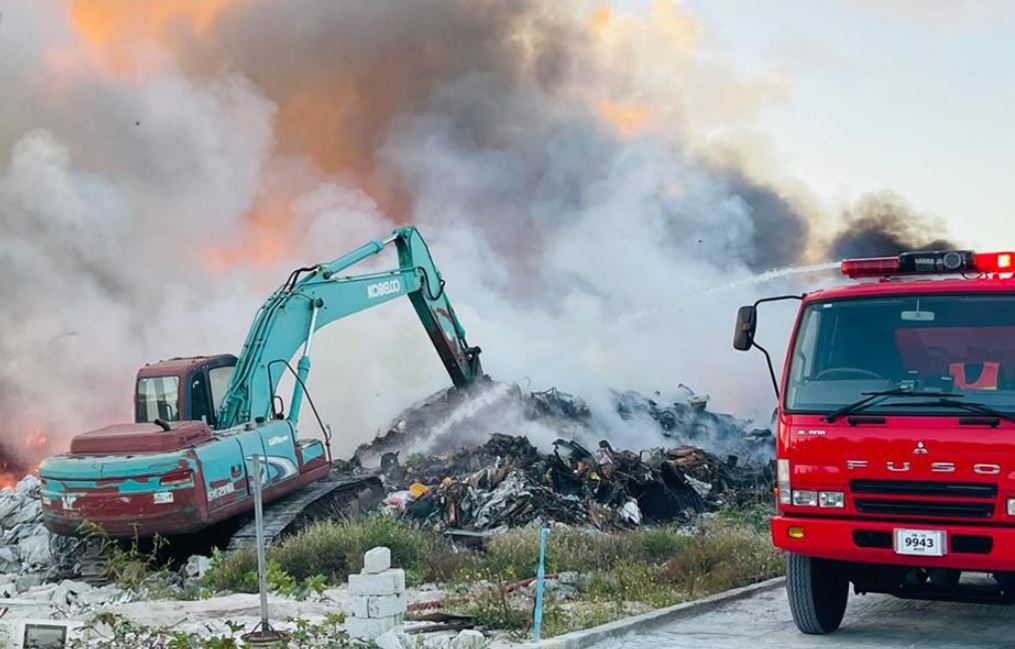 ހިތަދޫ ކުނިގޮނޑުގައި އިއްޔެ ރޯވި އަލިފާން ކޮންޓްރޯލްކޮށްފި