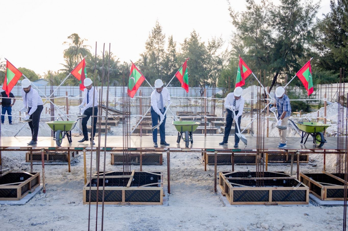 ވިލިނގިލީ ހައުސިންގ ޔުނިޓްތަކުގެ ބިންގާ އަޅައިފި