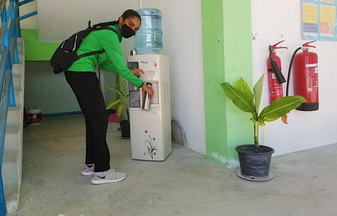 ބީއެމްއެލްގެ އެހީގައި ގއ. އަތޮޅު މަދަރުސާއަށްސާފު ބޯފެން