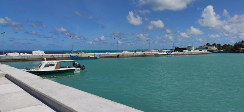 އަައްޑޫ ސިޓީ މީދޫ ބަނދަރު ތަރައްޤީކުރުމުގެ މަސައްކަތް ނިންމާލައިފި