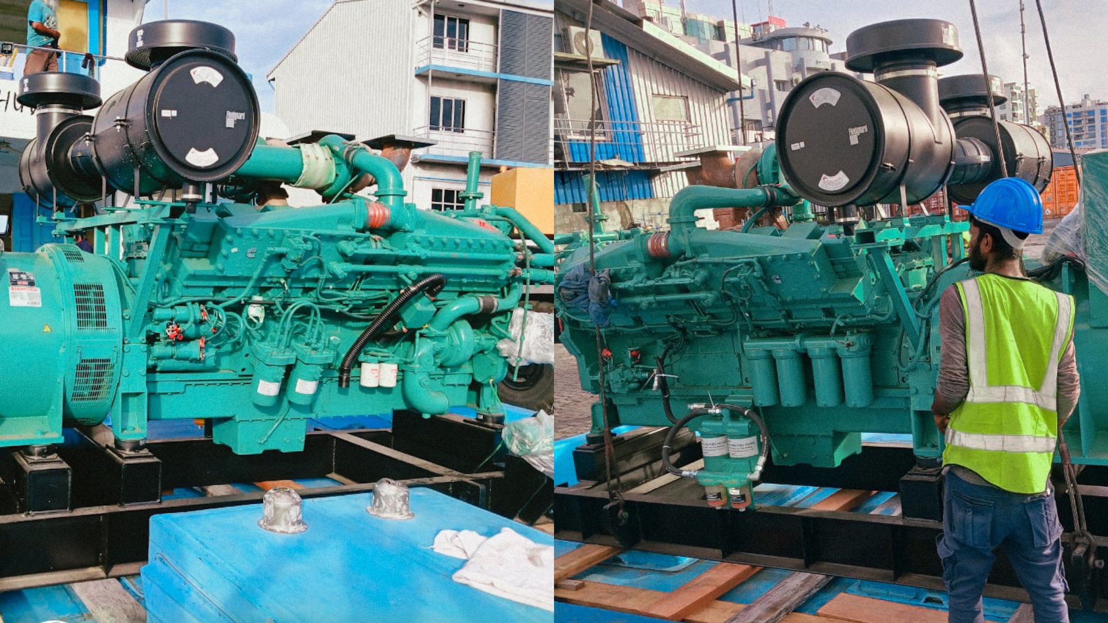 ފޮނަދޫގެ ކަރަންޓު މައްސަލަ ހައްލުކުރުމަށް 1200 ކޭވީގެ ޖަނަރޭޓަރެއް ފޮނުވައިފި