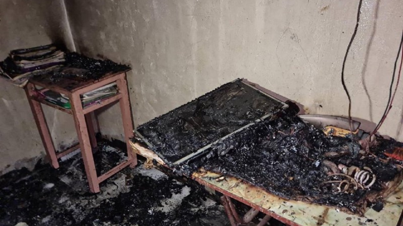 ތ. ގުރައިދޫ ގެއެއްގައި އަލިފާން ރޯވެ، ބޭނުން ނުކުރެވޭ ވަރަށް އަނދައިފި