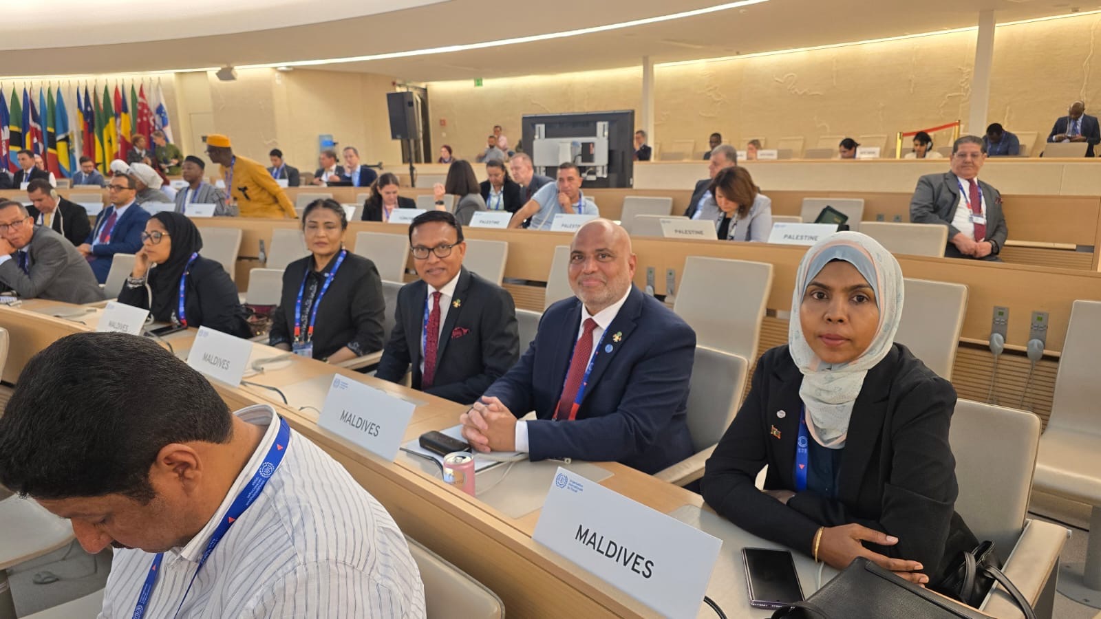 ރާއްޖޭގެ ވޯޓާއެކު އައިއެލްއޯގެ އޮބްޒާވަރެއްގެ ސްޓޭޓަސް ރަސްމީކޮށް ފަލަސްތީނަށް