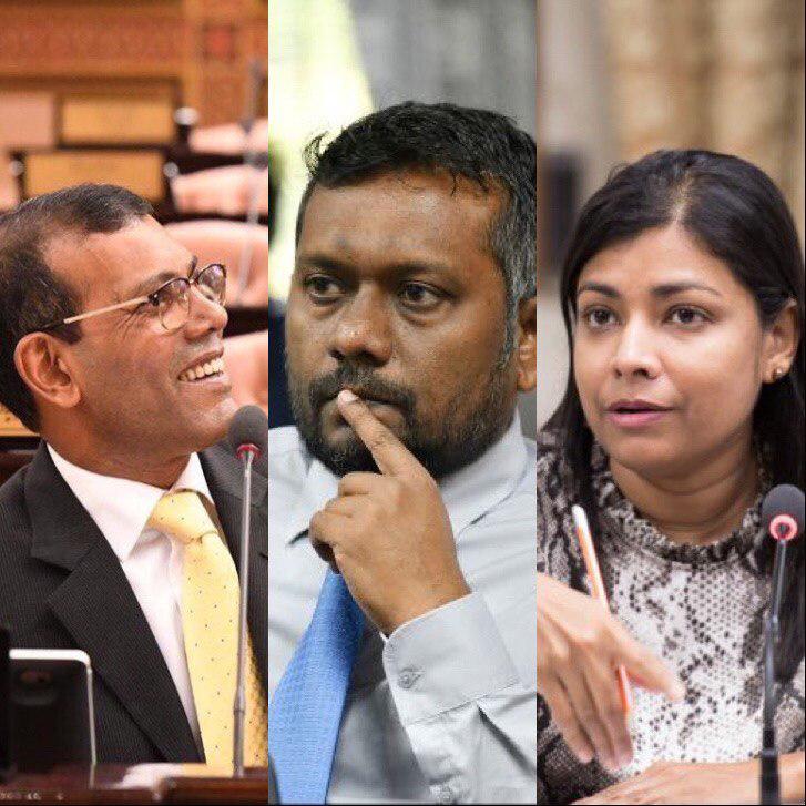 ރައީސް ނަޝީދުގެ ބަހުގެ ހޫނު ހަމަލާތަކެއް ސަރުކާރާއި މިނިސްޓަރ ފައްޔާޒާއި ރޮޒޭނާއަށް