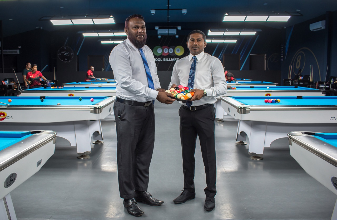 28 ރަށަކަށް ބޭނުންވާ ބިލިއާޑް ބޯޑު މިނިސްޓްރީން ހަވާލުކޮށްފި