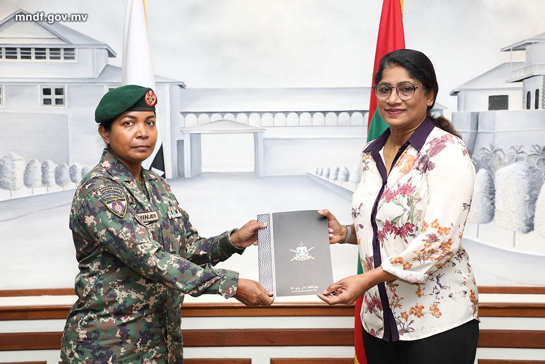 އެމްއެންޑީއެފްގެ ޗީފް ވޮރަންޓް އޮފިސަރގެ ރޭންކަށް ފުރަތަމަ ފަހަރަށް ބަޔަކު އައްޔަންކޮށްފި