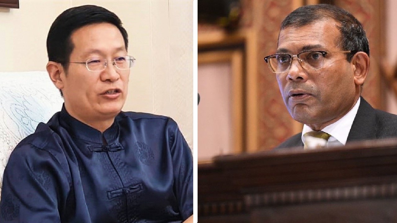 ރައީސް ނަޝީދާ ޗައިނާ ސަފީރު ލޯނުގެ މައްސަލައިގައި ޓްވިޓާގައި ކޯޅެނީ