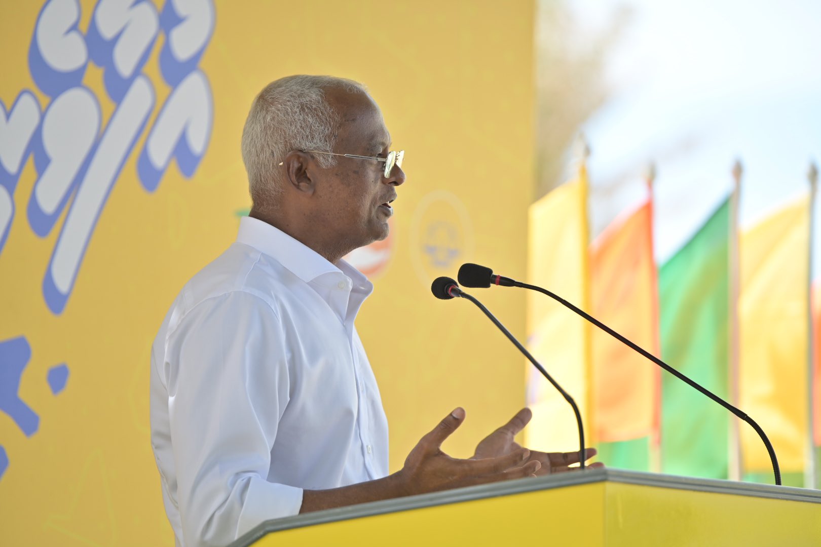 ތަރައްޤީ ގެނެވޭނީ ތަސައްވަރެއް އޮވެގެން; ހަމައެކަނި މާދަމާ ފެންނަ މީހަކަށް ތަރައްޤީ ނުގެނެވޭނެ: ރައީސް