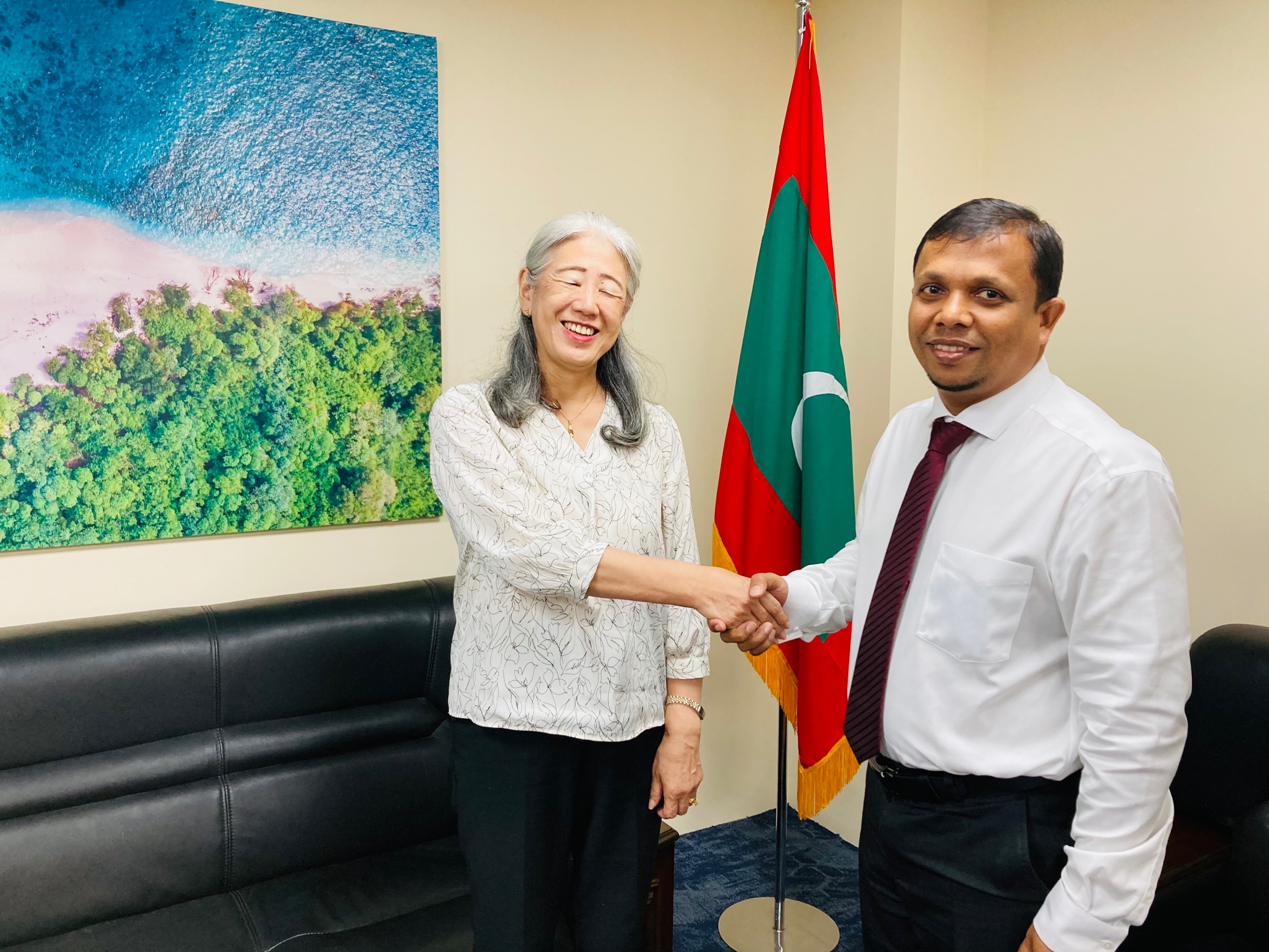 ޖަޕާނުން ރާއްޖެއަށް ފޯރުކޮށްދޭ އެހީއާ ގުޅޭގޮތުން މަޝްވަރާކޮށްފި