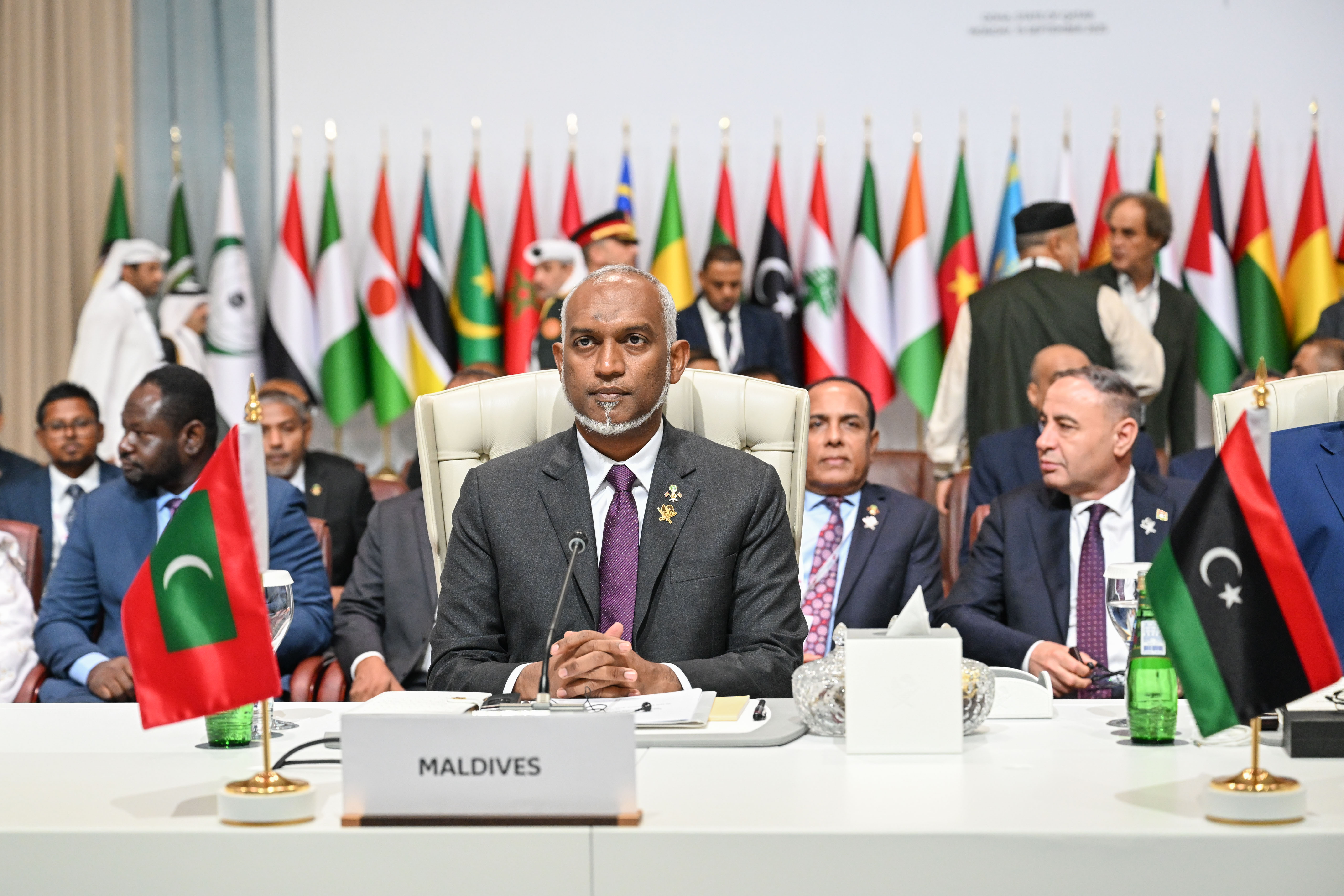 ޣައްޒާ ރައްޔިތުންގެ ސުންނާފަތިވެފައިވާ ދިރިއުޅުން އާރާސްތުކުރުމަށް ހަމައެކަނި ލަފުޒުތަކަކުން ނުފުދޭނެ: ރައީސް